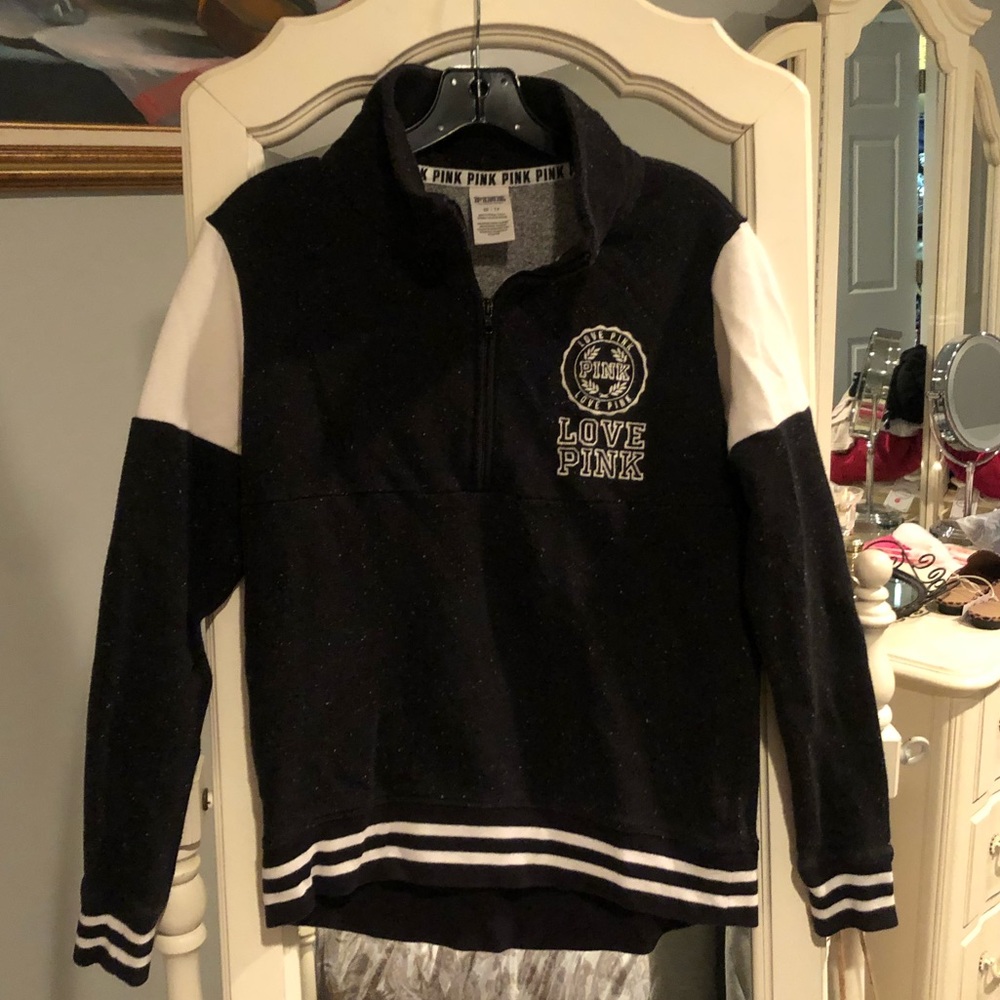 PINK Victoria Secret Quarter-Zip Sweatshirt